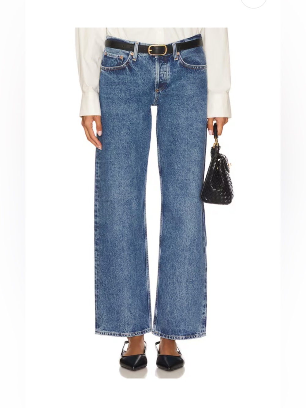 AGOLDE Low Rise Loose Jeans in Charge